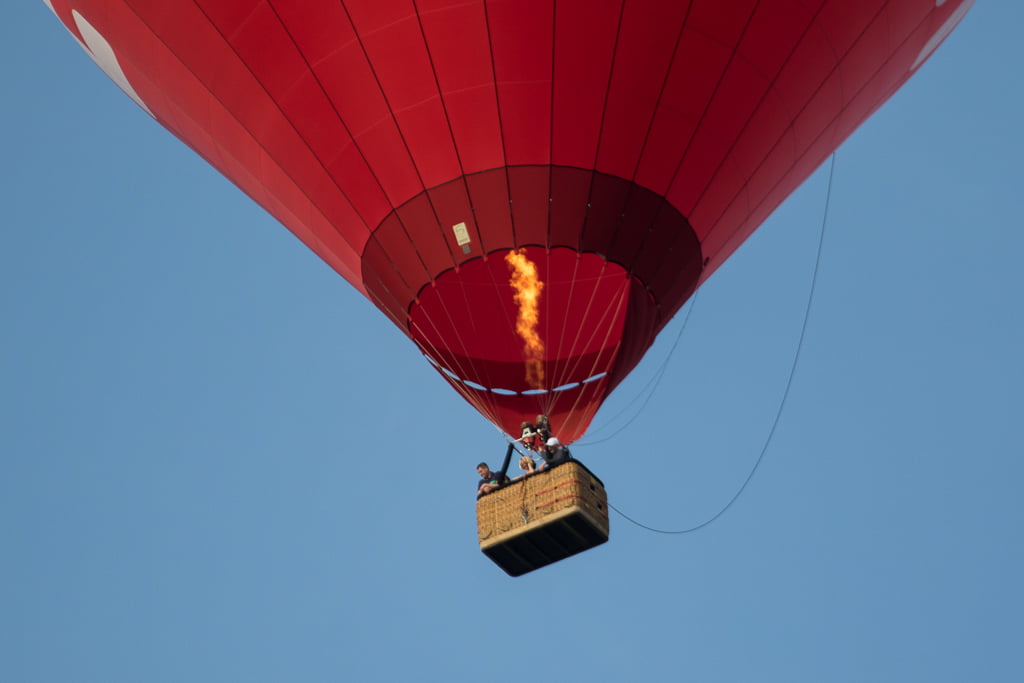 Heissluftballon REWE 1